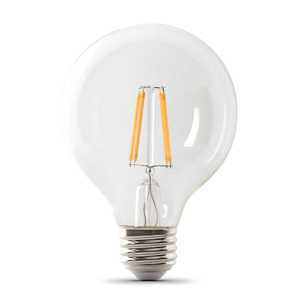 BULB LED 40W G25 5K DIM CLR   