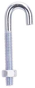 BOLT J-HOOK 5/16X3IN ZINC     