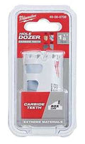 HOLE SAW W/CRBD TEETH 1-1/8IN 