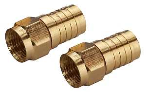 CONN COAX CRIMP WTHRPROOF RG6 