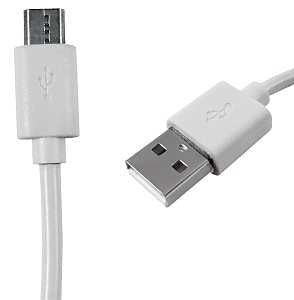 USB MICRO-USB A 3FT WHITE     