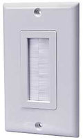 WALLPLATE PASS-THRU V BRUSH   