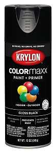 PAINT SPRY GLOSS BLACK 12OZ   