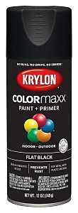 PAINT SPRY FLAT BLACK 12OZ    