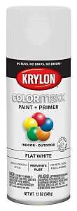 PAINT SPRY FLT WHITE 12OZ     