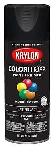 PAINT SPRY STN BLACK 12OZ     