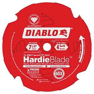 CIRC SAW BLADE 7-1/4-4 FBR CMT