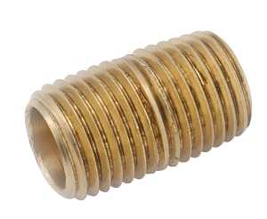 PIPE NIPPLE BRASS 1/2 CLOSE   