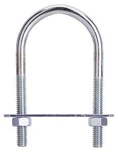 BOLT U STEEL 5/16X2X3-5/8 ZN  