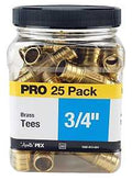 TEE PEX 25PK 3/4IN            