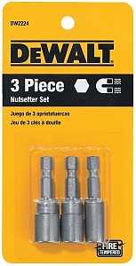 NUTSETTER SET 3PC 1/4IN DRV   
