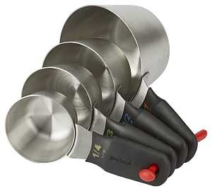 CUP MEASURING SET SS 4PC      