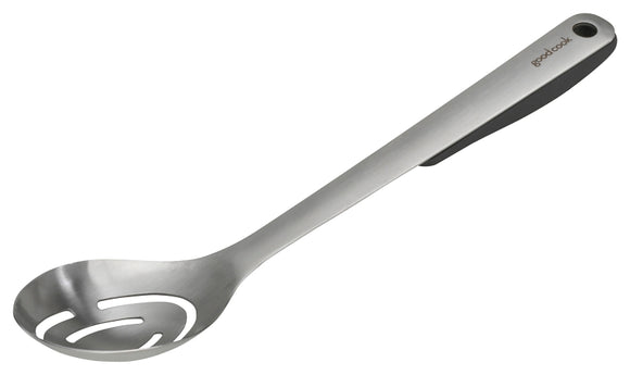 Goodcook 20438 1-Piece Slotted Spoon, 13.3 in OAL, Stainless Steel