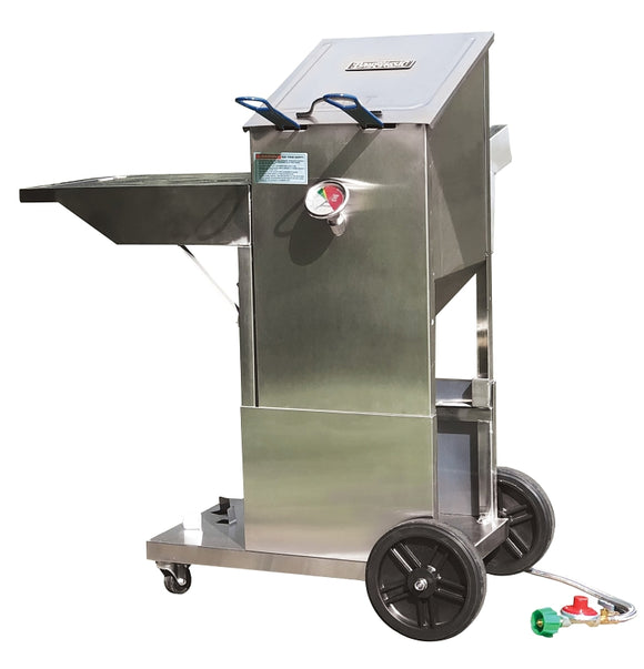 Bayou Classic 700-704 Deep Fryer, 2 -Fry Basket, Stainless Steel