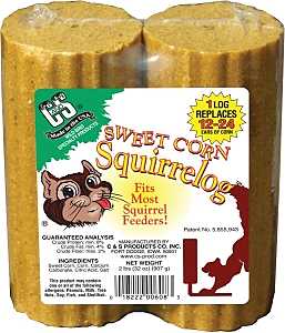 FOOD CORN SWEET SQUIRREL LOG  
