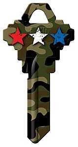 SC1-15 KEYBLANK CAMO STARS    