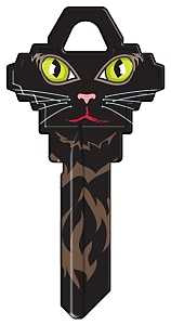 SC1-37 KEYBLANK CAT-FACE BLK  