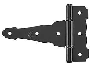 T-HINGE ORNMTL STEEL BLACK 4IN