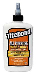 GLUE ALL PURPOSE INTR WHT 4OZ 