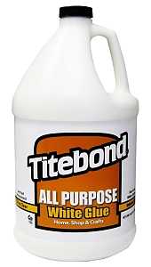 GLUE ALL PURPOSE INTR WHT 1GAL