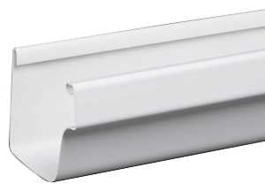 GUTTER TRDNL VNYL WHT 5INX10FT