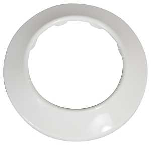 FLANGE SHALLOW WHITE 1-1/2IN  