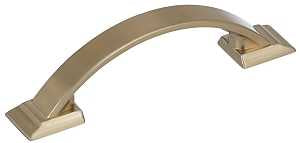 PULL CABINET GLD CHAMPAGNE 3IN