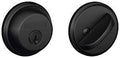 DEADBOLT KYD ONE SIDE MAT BLK 