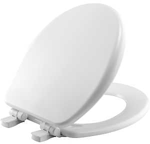 SEAT TOILET HD MLDWOOD RND WHT