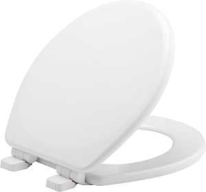 SEAT TOILET MLDWOOD RND WHITE 