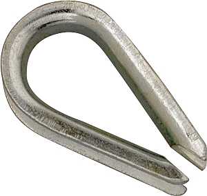 CABLE THIMBLE ZINC 1/2        