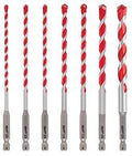 KIT HAMMER DRILL BIT CARB 7PC 