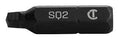 BIT INSERT SQ S2 STL NO2 X 1IN