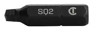 BIT INSERT SQ S2 STL NO2 X 1IN