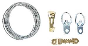 KIT PICTURE HANGING BRASS 30LB