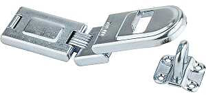 HASP HINGED SAFETY ZINC 7.75IN