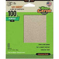 100GRIT ALUM OX 1/4 SHEET 6PK 