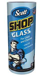 TOWEL GLASS BLUE 8.6IN X 11IN 
