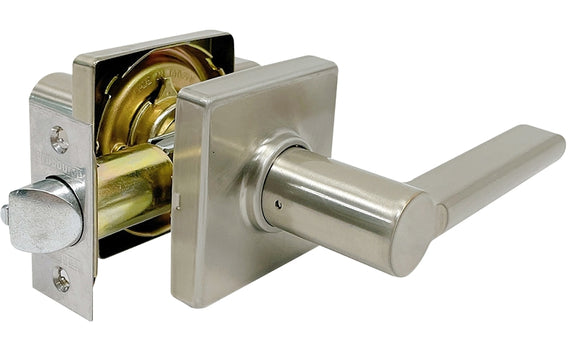 ProSource LS3X203YASR4V24 Passage Lever, Satin Nickel, Lever Handle, Metal, Commercial, Residential, 3 Grade