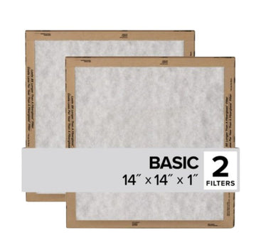 Filtrete FPL11-2PK-24 Air Filter, 14 in L, 14 in W, 2 MERV