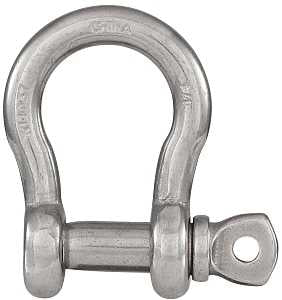 SHACKLE ANCHOR SS 1/4IN       