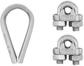 KIT CABLE CLAMP SS 3/32X1/8IN 