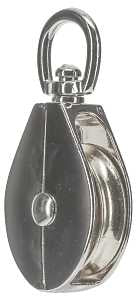 PULLEY SNGL SWIVEL EYE NIC 2IN