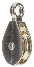PULLEY FIXED SNGL NIC PLTD 2IN