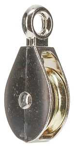 PULLEY FIXED SNGL NIC PLTD 2IN