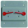 GREY DOUBLE TOGGLE SWITH      