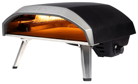 Ooni Koda 16 Series UU-P0AB00 Pizza Oven, 25 in W, 23.2 in D, 14.7 in H, Propane, 29,000 Btu, Carbon Steel, Black