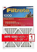 FILTER AC MICRO 16X20X1IN     