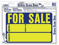 SIGN CLNG STC AUTO F/SLE9X12IN