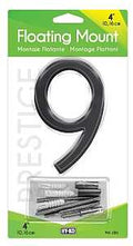 NUMBER HOUSE FLT BLK NUM 9 4IN